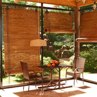 3 Piece Garden Dining Set Brown
