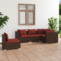 Brown and Cinnamon Red