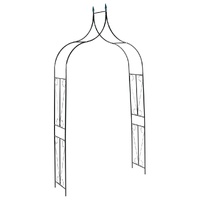 Garden Arch Dark Green 120x38x258 cm Iron