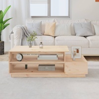 Coffee Table 120x50x40.5 cm Solid Wood Pine