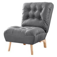 Accent Chair Sofa Recliner Adjustable Grey - Model-64A3BA