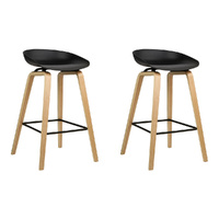 2x Bar Stools Wooden