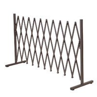 Garden Security Fence Gate Gate Metal Brown - Model-0843AC