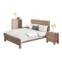 Nowra 4 Pieces Double Size Bedroom Suite Oak Colour