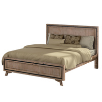 Seashore Silver Brush 4 Pcs Queen Bedroom DRS Suite
