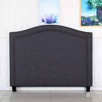 Carla Headboard Queen Size Charcoal
