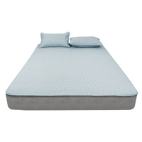 Latex Cooling Bed Sheet Set Fitted 3PCS Queen - Model-33200A