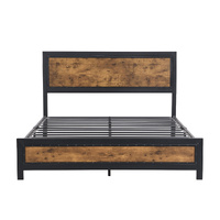 Metal Bed Frame Queen Mattress - Model-031086