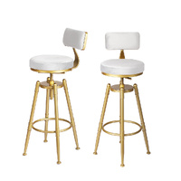1x Bar Stools Kitchen Stool Chair - Model-F5F414