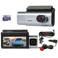  4K Car Dash Camera Front and Rear Wifi GPS 3 Lens