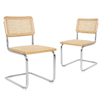 2x Rattan Chair Dining Chairs - Model-8EB9BE