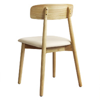 2x Dining Chairs Kitchen Chair Natural - Model-E89307