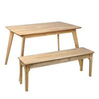 Dining Sets 1XTable+1XBench Chair - Model-AFBEF0