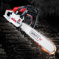 Chainsaw Petrol 52CC 20" Bar Commercial E-Start Pruning Chain Saw White,Chainsaw Petrol 52CC 20" Bar Commercial E-Start Pruning Chain Saw White