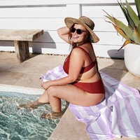 Dock & Bay Beach Towel Cabana Collection XL | Quick Dry | Lombok Lilac - Model-EB167D