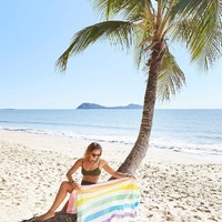 Dock & Bay Beach Towel Cabana Collection XL | Quick Dry | Unicorn Waves - Model-4869EE