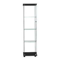 Display Storage Cabinet Glass Black - Model-9DBAA6