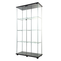 164cm Glass Display Cabinet 2 Doors - Model-2A1643