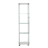 Display Cabinet Tempered Glass White - Model-1CC3DE
