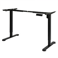 Motorised Standing Desk Frame Black Single Motor - Model-2693FC