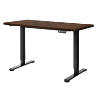 Motorised Standing Desk Adjustable 120cm Walnut 800x 1.5MM - Model-CFBE8C