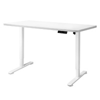 Motorised Standing Desk Height 120cm White 800x 1.5MM - Model-D32F78