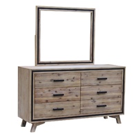 Seashore Dresser Silver Brush With Mirror