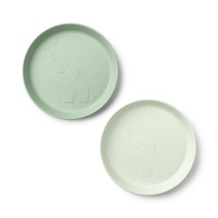 Kiddish Raffi Plate 2 Pack-Green - Model-B36C7F