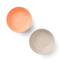 Kiddish Raffi Bowl 2 Pack-Sand & Coral - Model-A71417