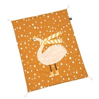 Light Blanket with Fringe Medium SNOWFLAKE SHEELA | Ercu - Model-834B16
