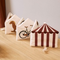 Kit Organic Fabric Book Creme Circus - Model-5037D2