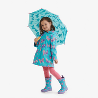 Splash Rain Jacket | Doodle Butterflies Size 2 - Model-6DB27D