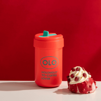 Thermo Coffee Cup 380Ml Red - Model-2D111E