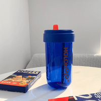 Heat-Resistant Reusable Coffee Cup Blue 300ml - Model-0556F2