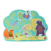 VertiPlay Wall Toy: Hoppy Bunny and Friends - Model-7535BE