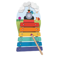 VertiPlay Wall Toy:  Musical Rail Track Xylophone - Model-8110A2