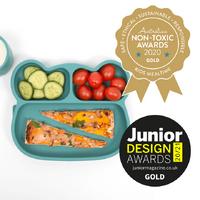Bear Stickie Plate- Blue Dusk Plate - Model-38558D