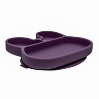 Bunny Stickie Plate Plum - Model-1D0985
