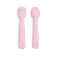 Feedie Fork Spoon Set- Powder Pink - Model-14A491