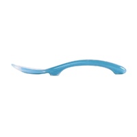 Silicone Suction Divided Plate & Spoon - Blue - Model-FA4B02