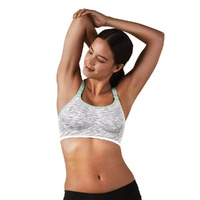 Seamless Rhythm Nursing Bra White Grey Spacedye L - Model-9DB710