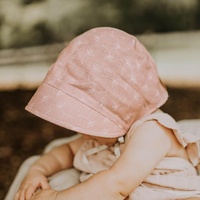 Bedhead Reversible Bonnet Hat- Frances/Flax S - Model-F01A8F