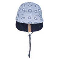 Bedhead Reversible Baby Flap Sun Hat-Norman/Indigo S - Model-943B7F