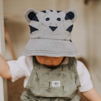 Bedhead Toddler Bucket Hat - Tiger Grey Marle S - Model-804AE1