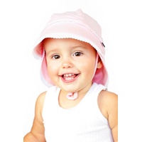 Bedhead Legionnaire Hat - Ruffle Trim 'Blush? L - Model-984436