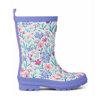 Matte Kids Rain Boots | Wild Flowers size 4 - Model-C4C656