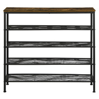 5-Tier Shoe Rack Storage Cabinet 100cm Wide - Model-541AFD