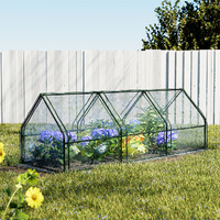Greenhouse 2.7x0.9x0.9M Mini Green House Raised Garden Bed Planter Box