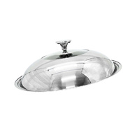 Stainless steel Lid with Glass Window Frypan Casserole Pot Wok Replacement