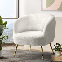 Armchair Lounge Chair Accent Chairs Arm Armchairs Sherpa Boucle
